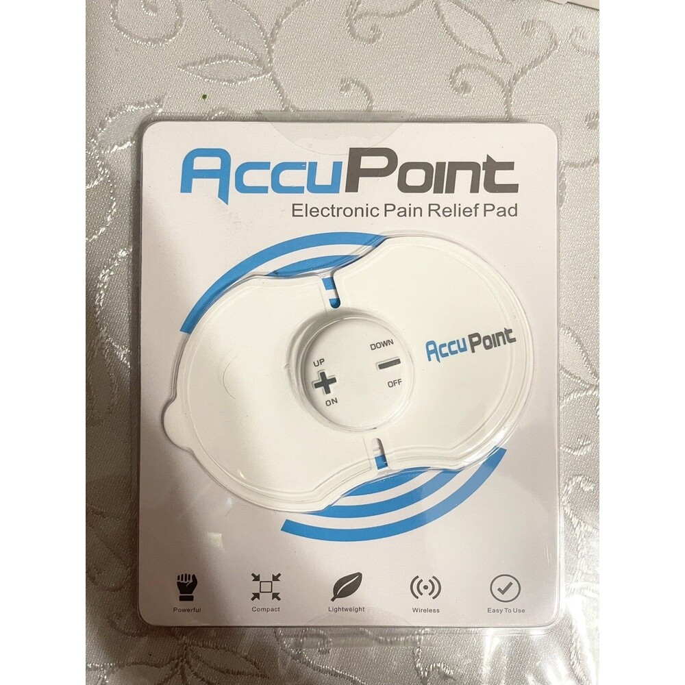 3 packs AccuPoint acupuncture Electric Pain Relief Pad Reusable Wireless NEW